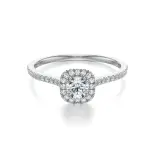 Pierścionek białe złoto z diamentami AJPZ_087